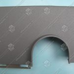 Фронтальная панель устья эскалатора, KONE, ECO3000, внешняя левая, стекло бал. - 10 мм