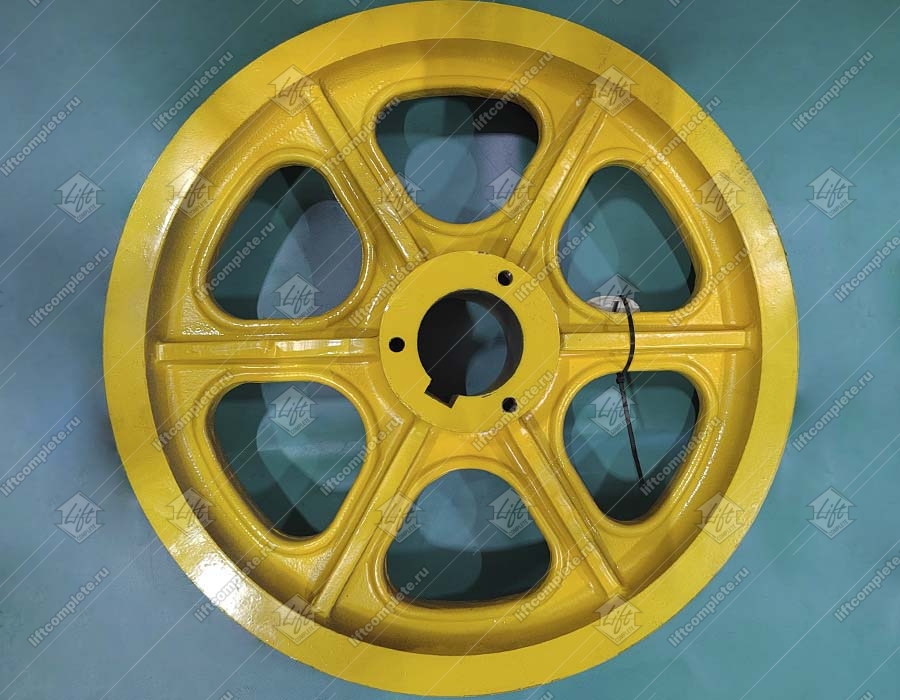 Канатоведущий шкив (КВШ), КМЗ, 525х3х10,5, 0411К.92.00.001В