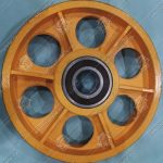 Отводной блок, OTIS, 400x5х10, ширина W - 70 мм, d(вала) - 60 мм, подшипник 6312Z