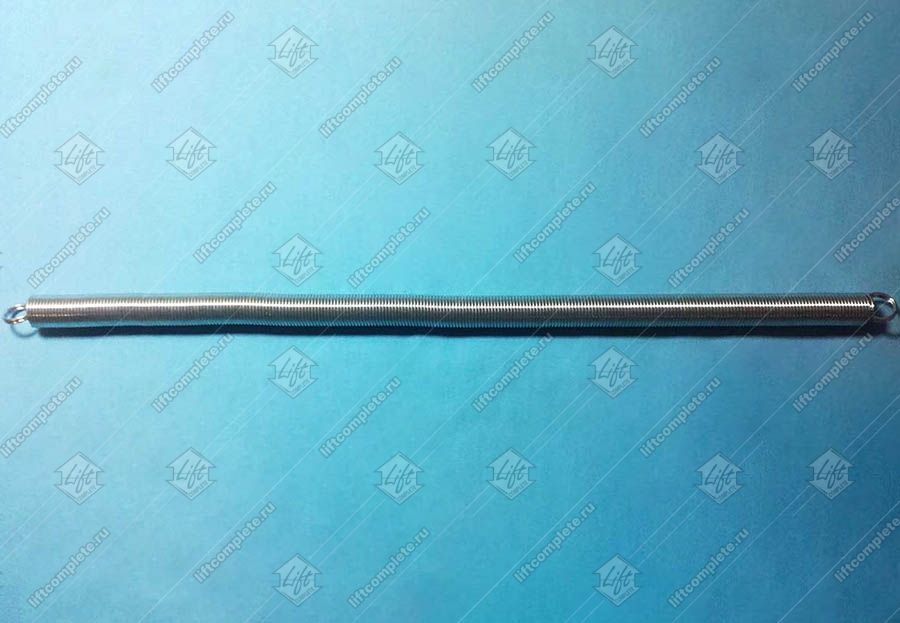 Пружина дозакрытия ДШ, FERMATOR, L - 424 мм, D - 16 мм, d - 1,5 мм, неоцинкованная