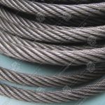 Канат стальной, ГОСТ 3077-80, d - 10,5 мм, 6х19+1о.с., 57,5кН, грузовой, левая свивка