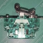 Магнитный микровыключатель, МП45-20-21721-00УХЛ3, односегментный, двухполюсный, рычаг с роликом, 1НО+1НЗ