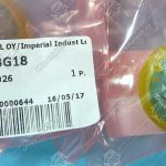 Базовый элемент кнопки приказа KONE KSS, без наружного ободка, янтарная подсветка