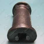 Вкладыш башмака, МЛЗ, В - 16 мм, L - 105 мм, чугун, 285.03.00.022