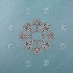 Канат стальной, GUSTAV WOLF, d - 12 мм, PAWO F3 8x19S-IWRC, 86,8кН