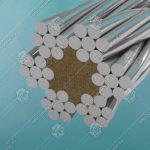 Канат стальной, ГОСТ 3069-80, d - 4,9 мм, 6х7+1о.с, 16кН, оцинкованный