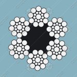 Канат стальной, ГОСТ 3077-80, d - 13 мм, 6х19+1о.с., 88,7кН