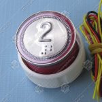 Кнопка вызова/приказа, THYSSEN, 2 этаж, c брайлем