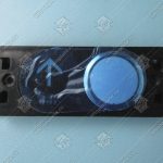 Кнопка вызова/приказа, MITSUBISHI, MTD401, HB222Z, стрелка вверх, красная подсветка, с кодом Брайля