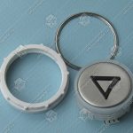 Кнопка вызова/приказа, VEGA Venus, стрелка, красная подсветка (разъем MLA)