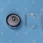 Кнопка вызова/приказа, KLEEMANN, 9 этаж FMR BS, красная подсветка, с кодом Брайля