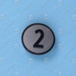 Нажимной элемент, KONE, 2 этаж, чёрный