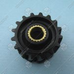 Приводной шкив двигателя, FERMATOR, тип EAGLE, полиамид, D - 24 мм, W - 13 мм, d - 14/6 мм