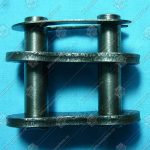 Соединительное звено, однорядной цепи привода поручня эскалатора, шаг - 19,05 мм, тип A