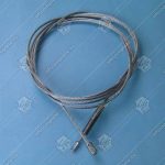 Тросик груза дверей шахты ДШ, OTIS TECHNA, CO OP1100 L- 2191 мм (централ. открывание, проем 1100мм)