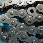 Цепь привода поручня эскалатора, двухрядная, шаг - 19,05 мм, тип A