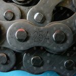 Цепь привода поручня эскалатора, однорядная, шаг - 25,4 мм, тип B