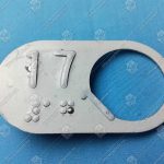 Чиклет, OTIS, 17 этаж, с кодом Брайля